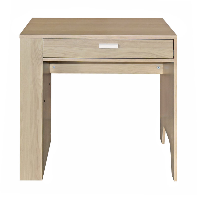 Auguster 79.6Cm W Rectangle Writing Desk, Oak/White