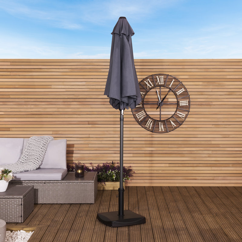 200cm Market Parasol, Black