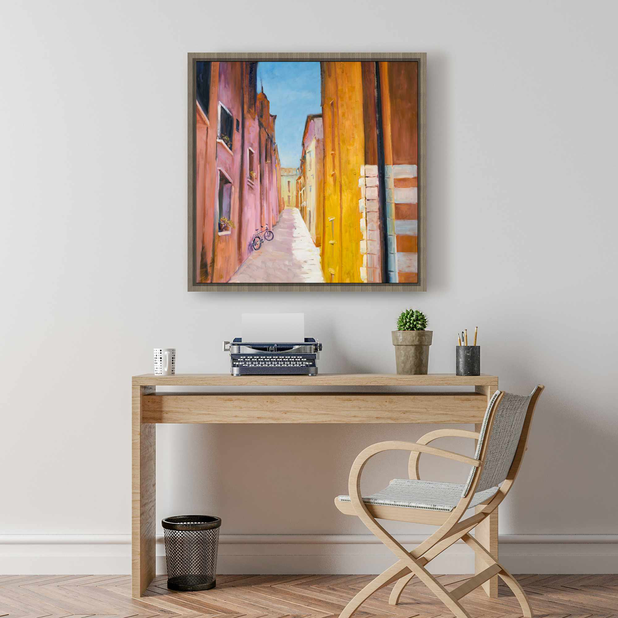 Lark Manor™ Colorful Houses of Collioure Framed Canvas - Home Decor Art ...