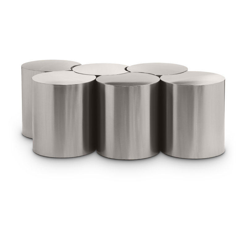 Hylie Coffee Table, Silver