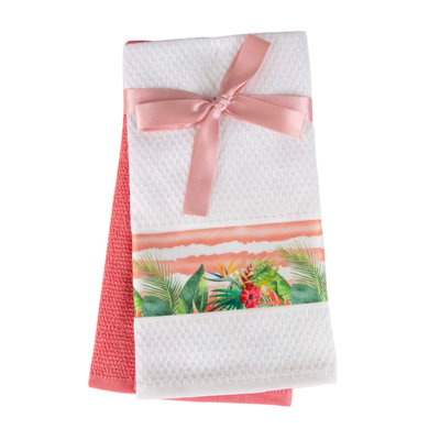 Ensemble de 2 serviettes 100% coton Adreille