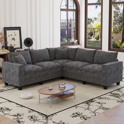 Canapé modulaire moderne avec rangement caché Elara