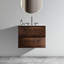 Meuble-lavabo mural en noyer de 24 po de style contemporain moderne avec évier spacieux, silencieux et tendance-1364778438-1364778491