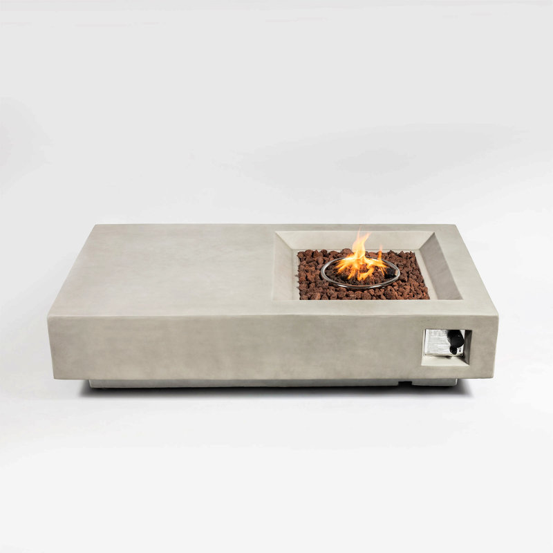 Concrete Large Fire Pit Table
