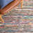 Nantucket Hand Tufted Wool/Cotton Geometric Rug in Brown/Pink/Blue-642355642