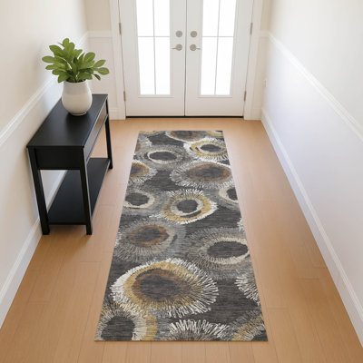Machine Washable Indoor/Outdoor Corbin ACN2278 Geometric Rug