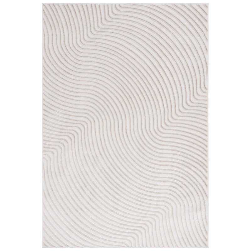 Jhena Performance Abstract Rug, Round 6'7"