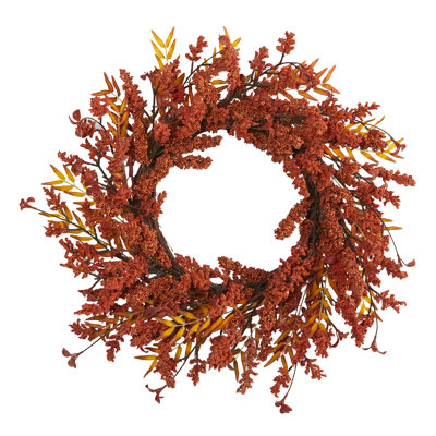 Faux Polyester 18'' Wreath
