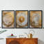 ABSTRACT Series CCXIV - Toile tendue avec châssis sur mesure - 3 pièces-23094397