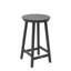 Table de bar gris durable avec capacité de charge élevée et matériau résistant aux intempéries pour une utilisation à l'extérieur