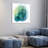 'Evolving Planets IV' Graphic Art on Glass
