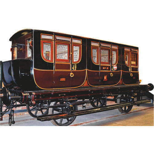 H32067 London Birmingham Railing Royal Victorian Train Transport 1842 Standee