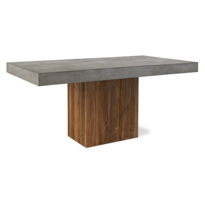 Perpetual Rectangular Concrete Outdoor Dining Table