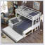 Twin Over Pull-Out Bunk Bed With Trundle-561619618