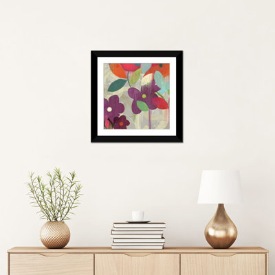 « graffiti fleur i », impression sur toile