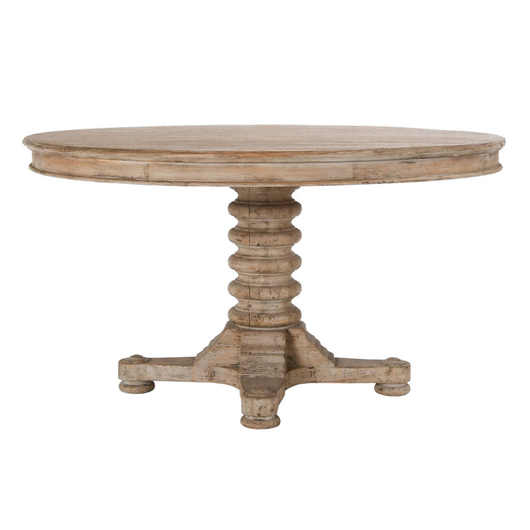 Mortola Round Solid Wood Dining Table