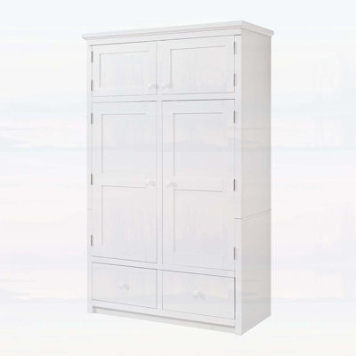 Freestanding Storage Cabinet with 8 Shelves,4 Trays,6 Drawers,for Enhanced Storage