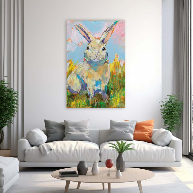 Animals And Aqua Peter Art, 60" H x 40" W