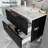 075 Cabinet Black Without Sink