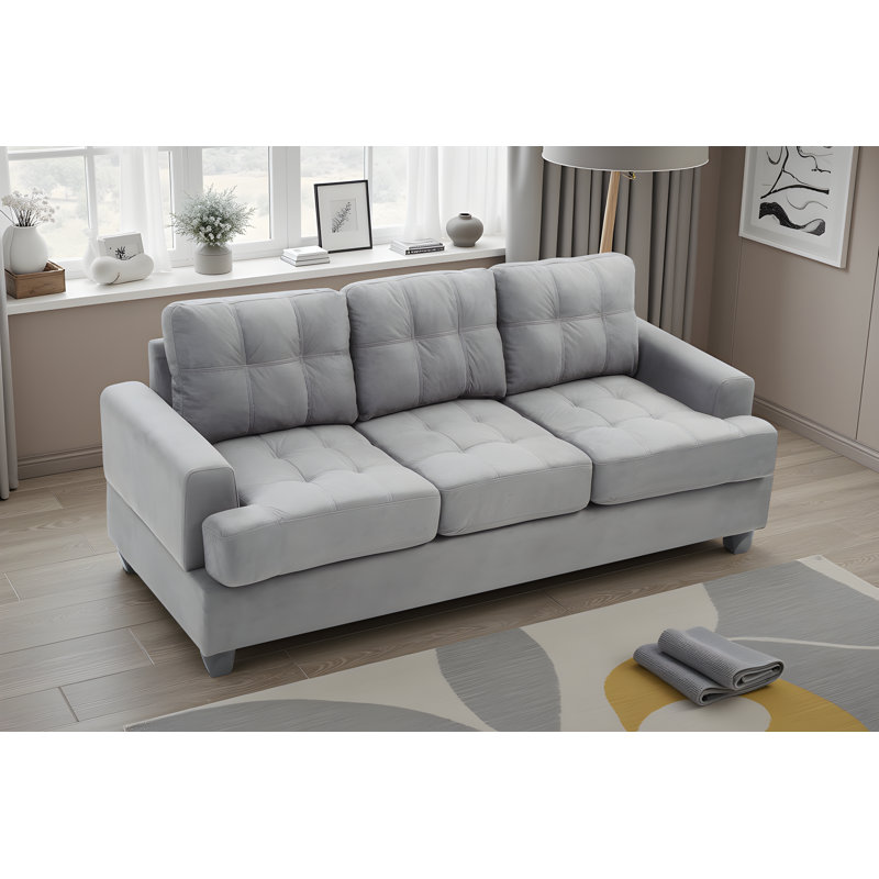 Canapé Symone gris, Gris