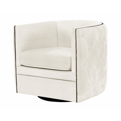 Palazzo 31.5'' Wide Tufted Swivel Barrel Chair