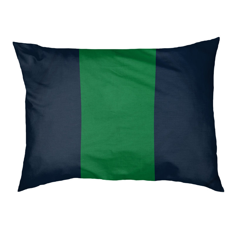 Coussin Golden State, Moyen (l 28 po x P 18 po x H 6 po), Bleu / vert / bleu