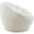 Dietrich Faux Sheepskin Fur Swivel Accent Chair