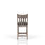 Ensemble de 2 tabourets de comptoir gris rustique