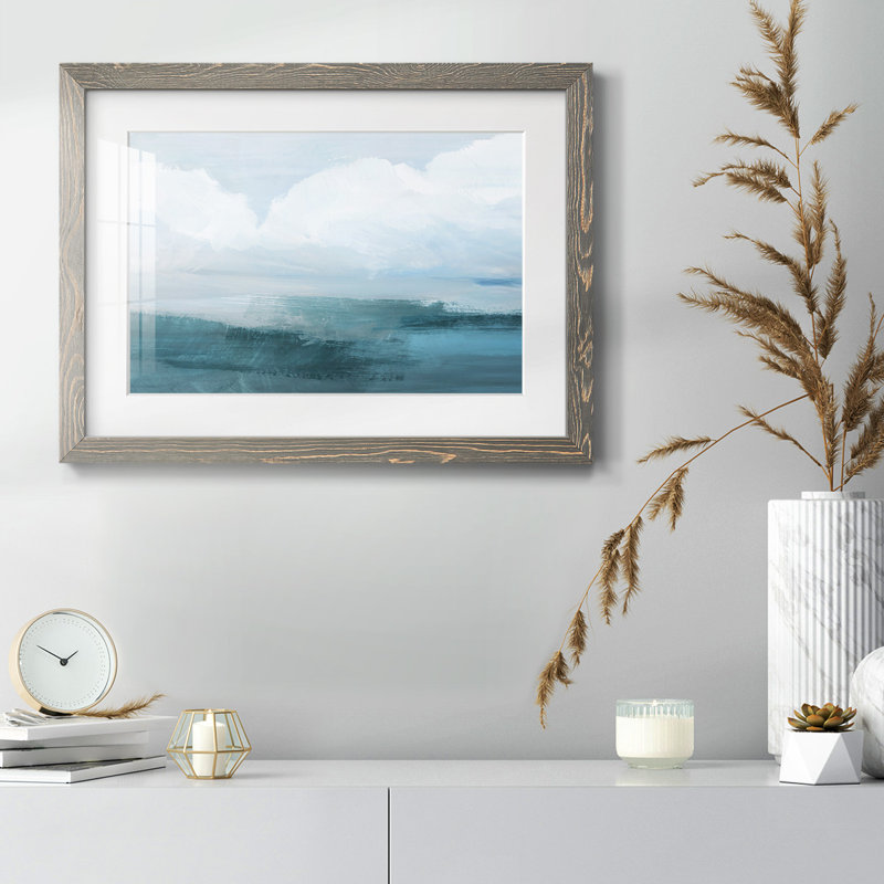 Azur se levant I, H 26 po x l 38 po x P 1,5 po, Gris