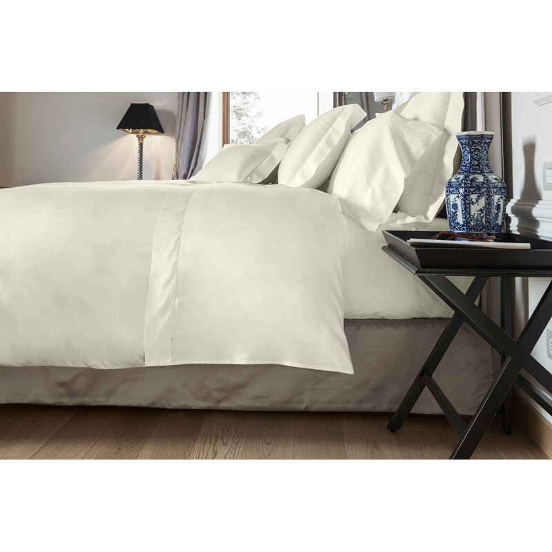 Nuvola Sateen Flat Sheet, Queen, Ivory