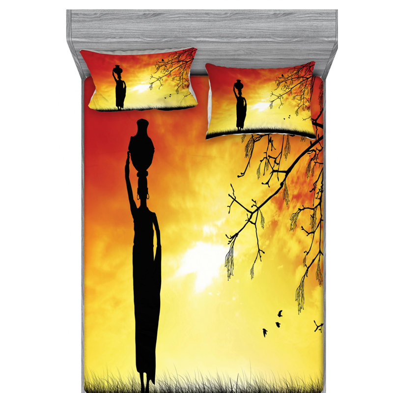 Microfiber Sheet Set, Full Sheet Set with Pillowcase