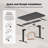 63" Solid Tabletop Dual Motor Electric Height Adjustable  Standing Desk-635357413-623853314