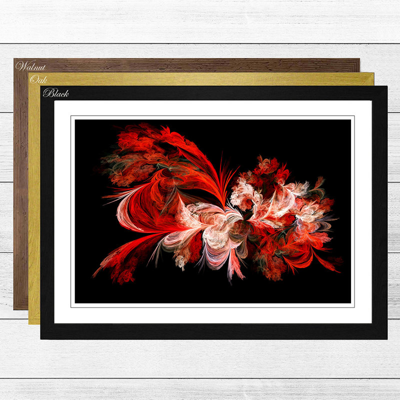 Single Picture Frame Print, Walnut