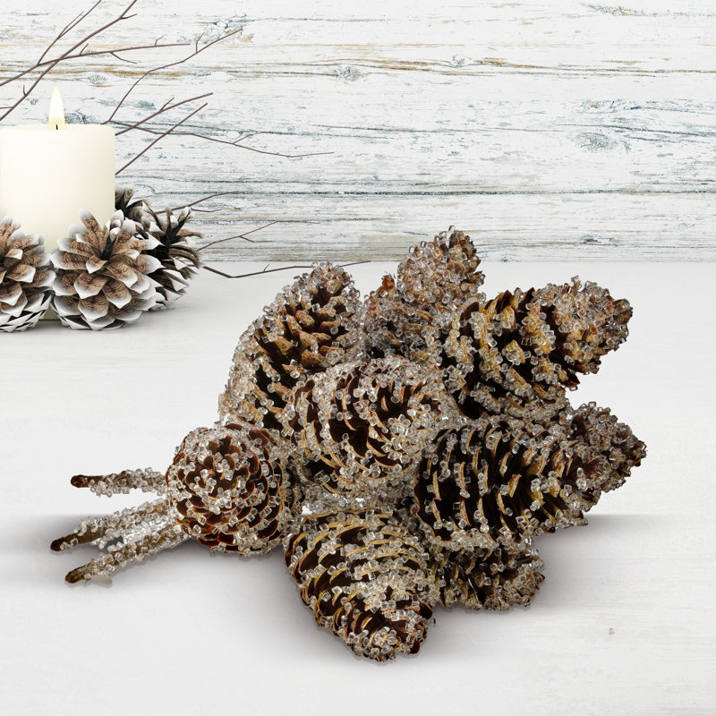 Ensemble de 3 branches de pin artificielles