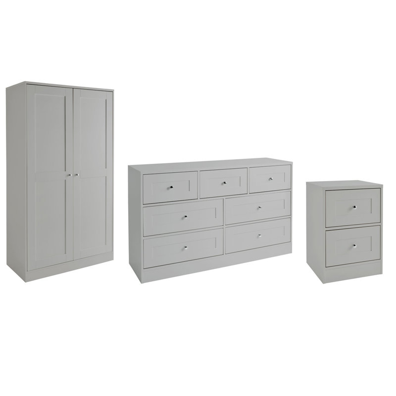 Merrigan Piece Bedroom Set, Grey