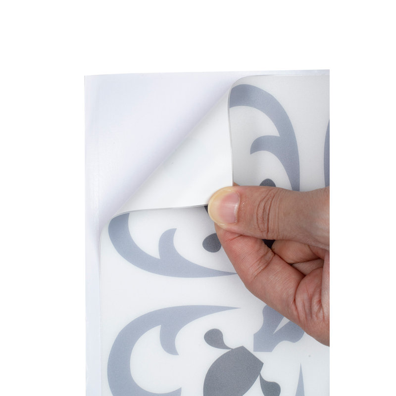 Carlucci 20x20 cm PVC Tile, White/Blue