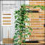 Wooden Plant Trellis Stand with 5 Hanging Planter Boxes