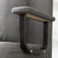 Chaise longue avec dossier réglable et coussin-118135782-118135779