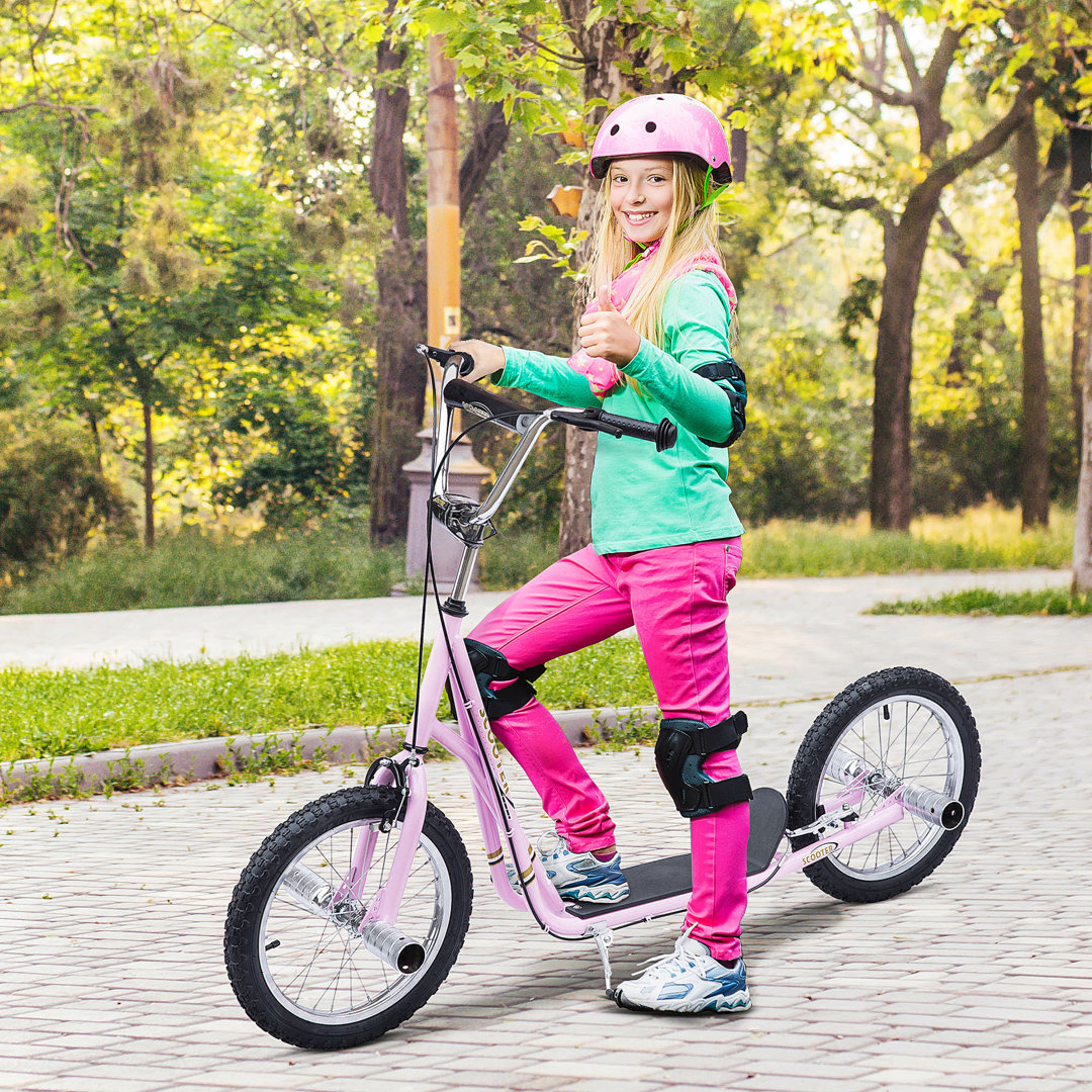 Kinderroller mit Handbremse