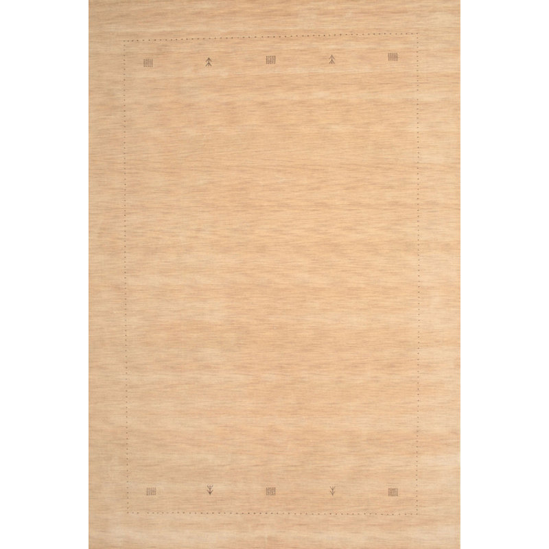 Tapis contemporain pêche, Rectangle de 3 pi x 5 pi