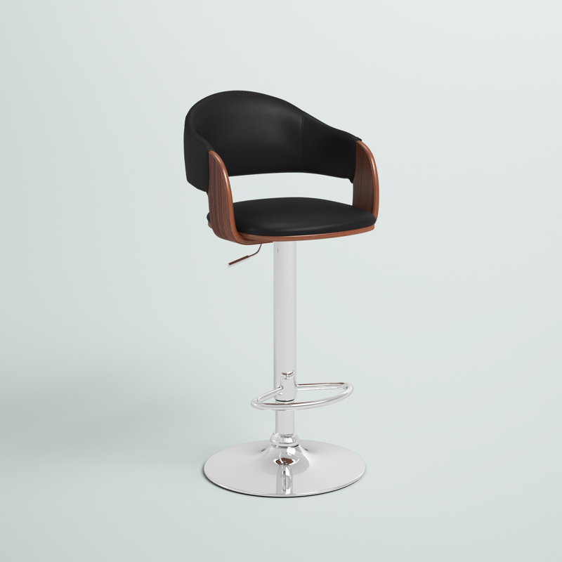 Tabouret de bar Claireville, Noir