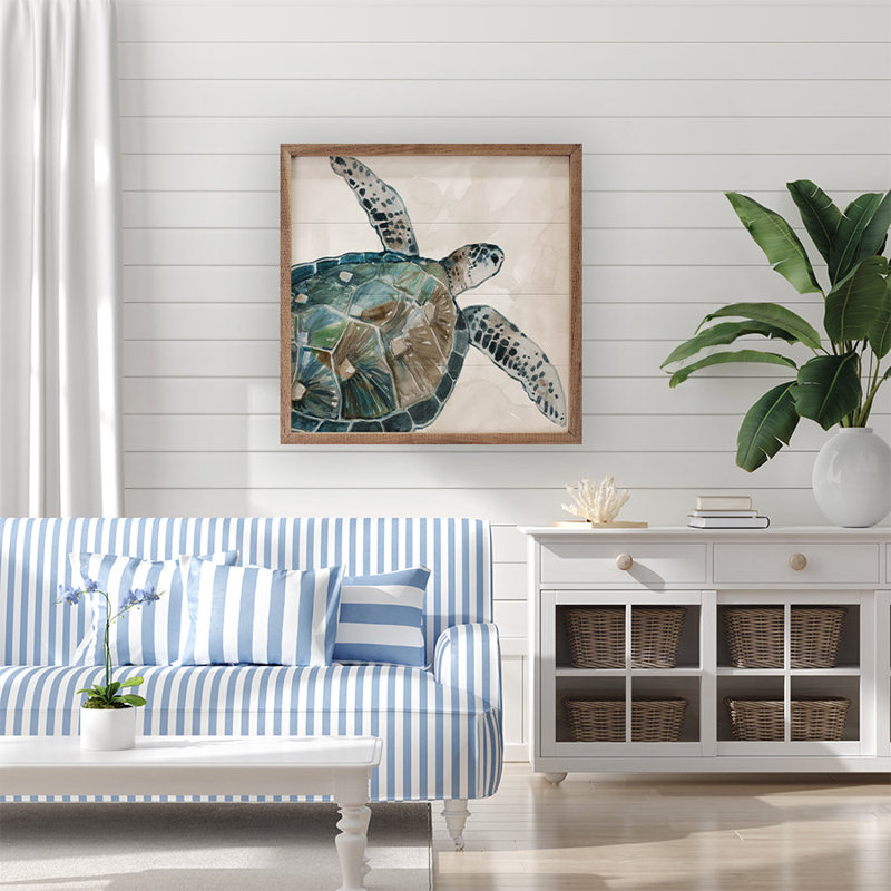 «Neutral Turtle I» par Carol Robinson, H 4 po x l 4 po