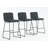 Upholstered Counter Stool with Metal Frame-265538458