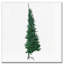 Demi-arbre de Noël artificiel 7 pi