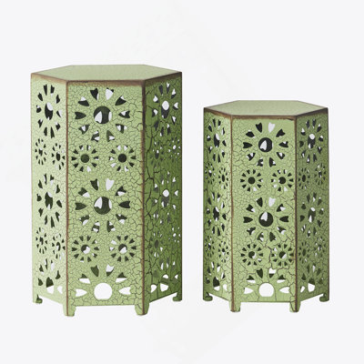 Outdoor Eliana Side Table,2 Pcs