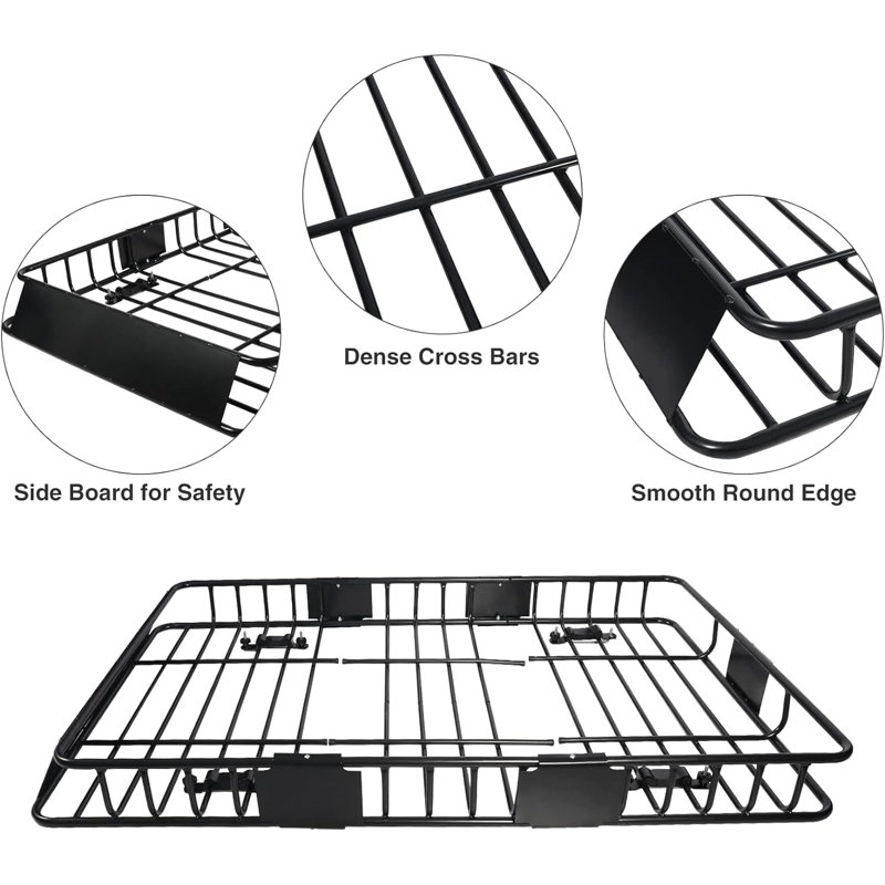 Extendable Rooftop Rack Basket