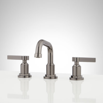 Greyfield Widespread Low Angled Bathroom Faucet