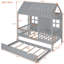 Lit gigogne polyvalent en bois avec lit gigogne pour chambre d'enfant