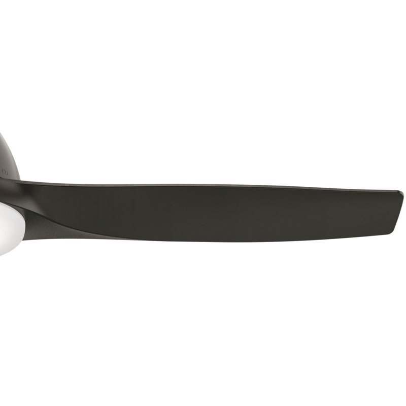 52" Wisp 3 - Blade LED Standard Ceiling Fan with Remote Control and Light Kit Included, Bronze/Noble Bronze