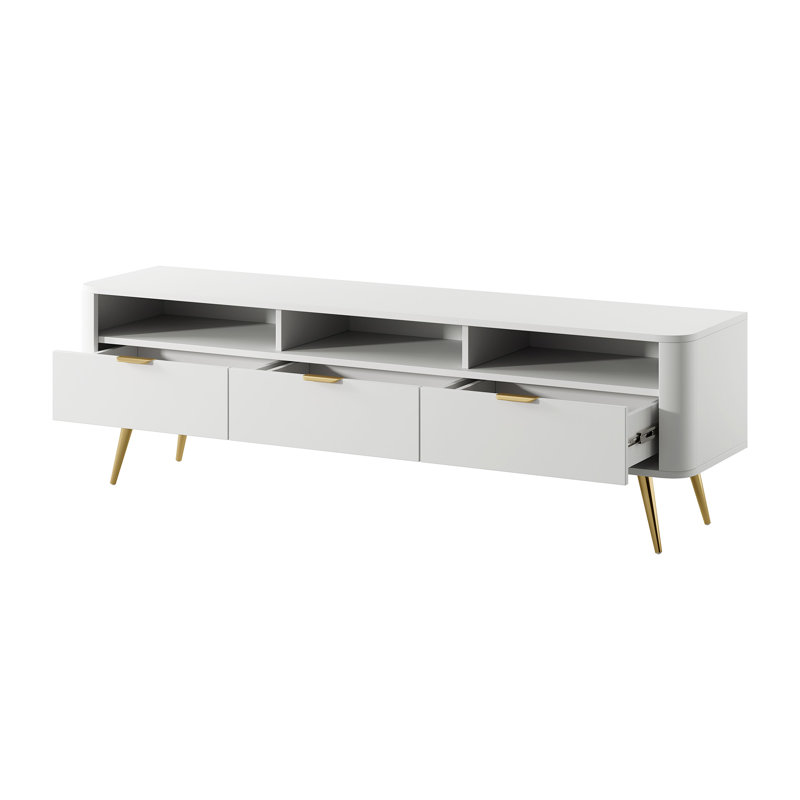 Chamond Unfinished TV Stand for TVs up to 70"